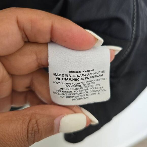 Nike Windrunner Track Jacket Women's Large Black 100% Polyester Full Zip Hooded - Picture 8 of 8